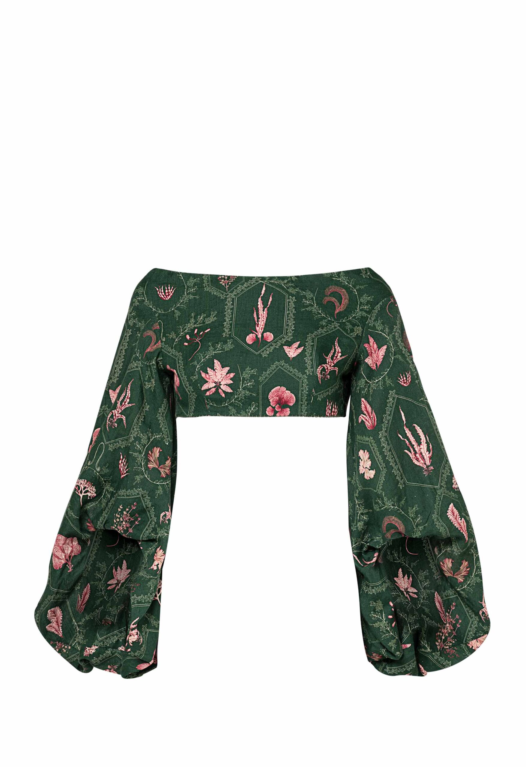Agua By Agua Bendita Duria Encaje Cropped Top