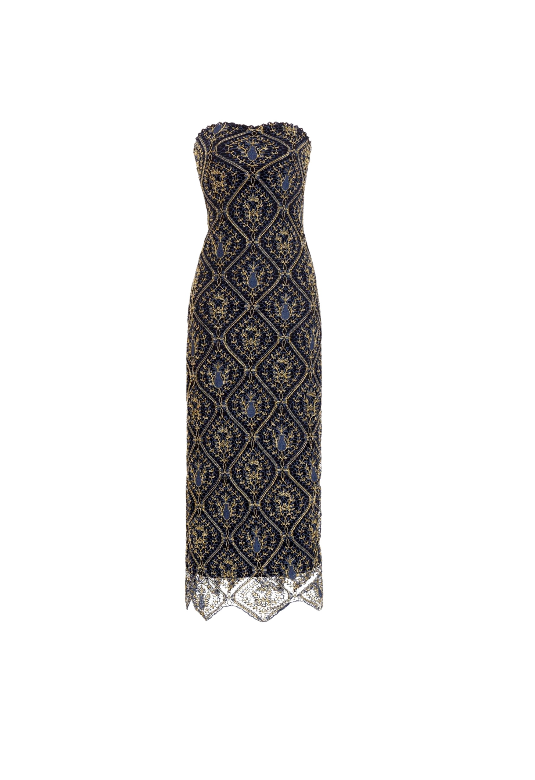 Agua By Agua Bendita Jacaranda Cotton Maxi Dress