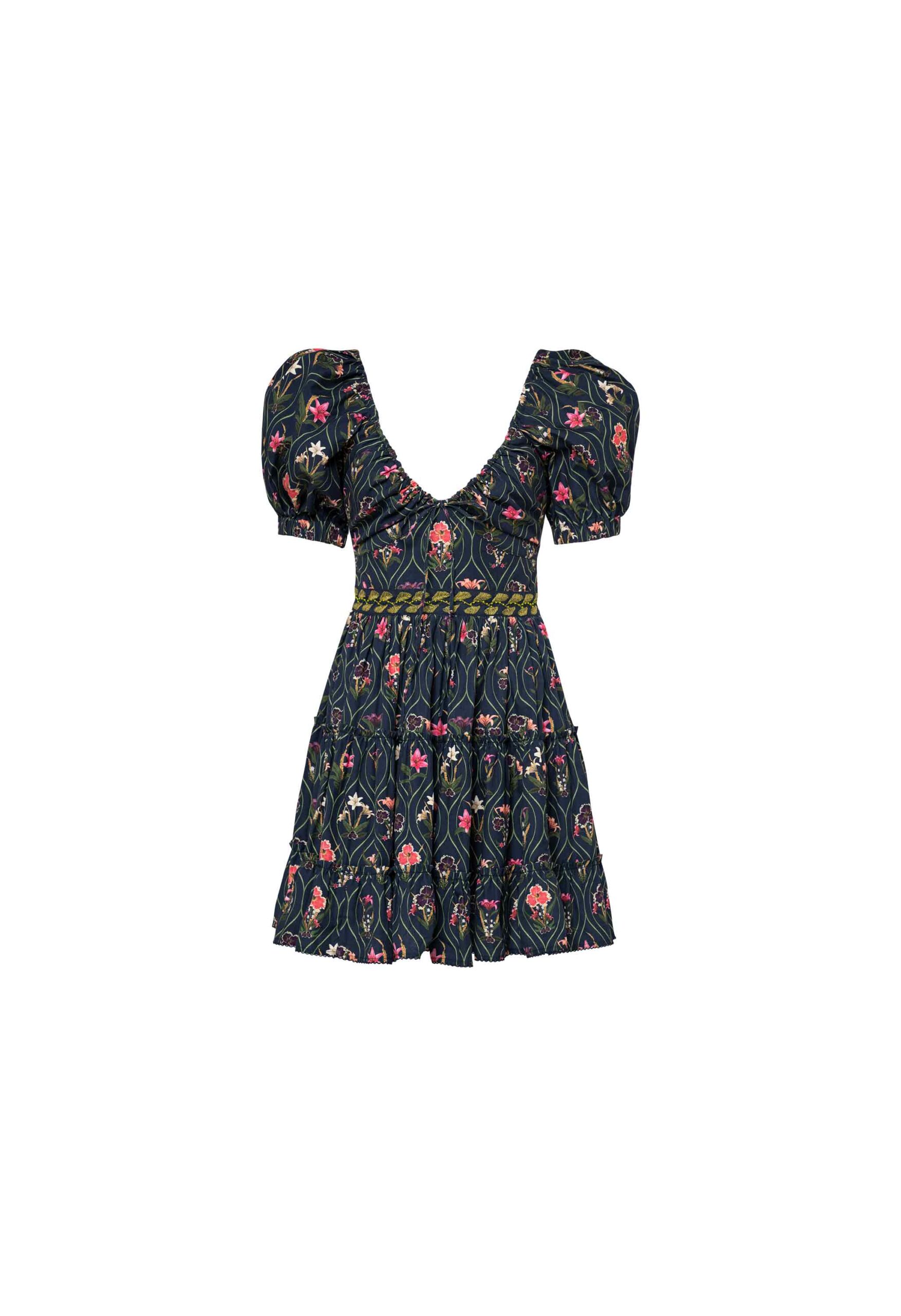 Agua By Agua Bendita Manzanilla Pacifico Embroidered Mini Dress