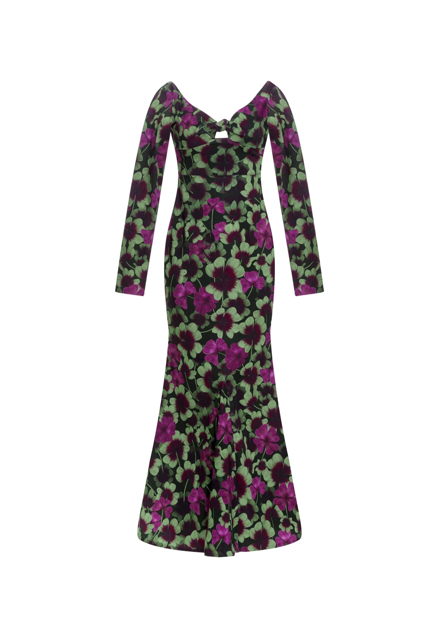 Agua By Agua Bendita Nube Fortuna Cotton Maxi Dress