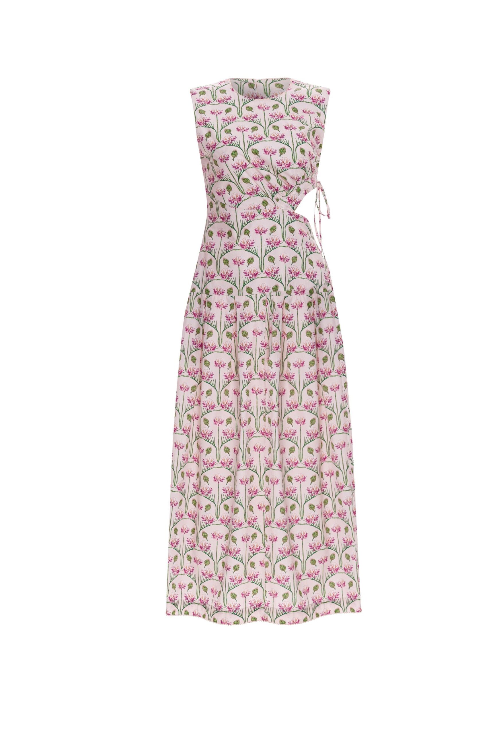 Agua By Agua Bendita Otono Trebol Cotton Midi Dress