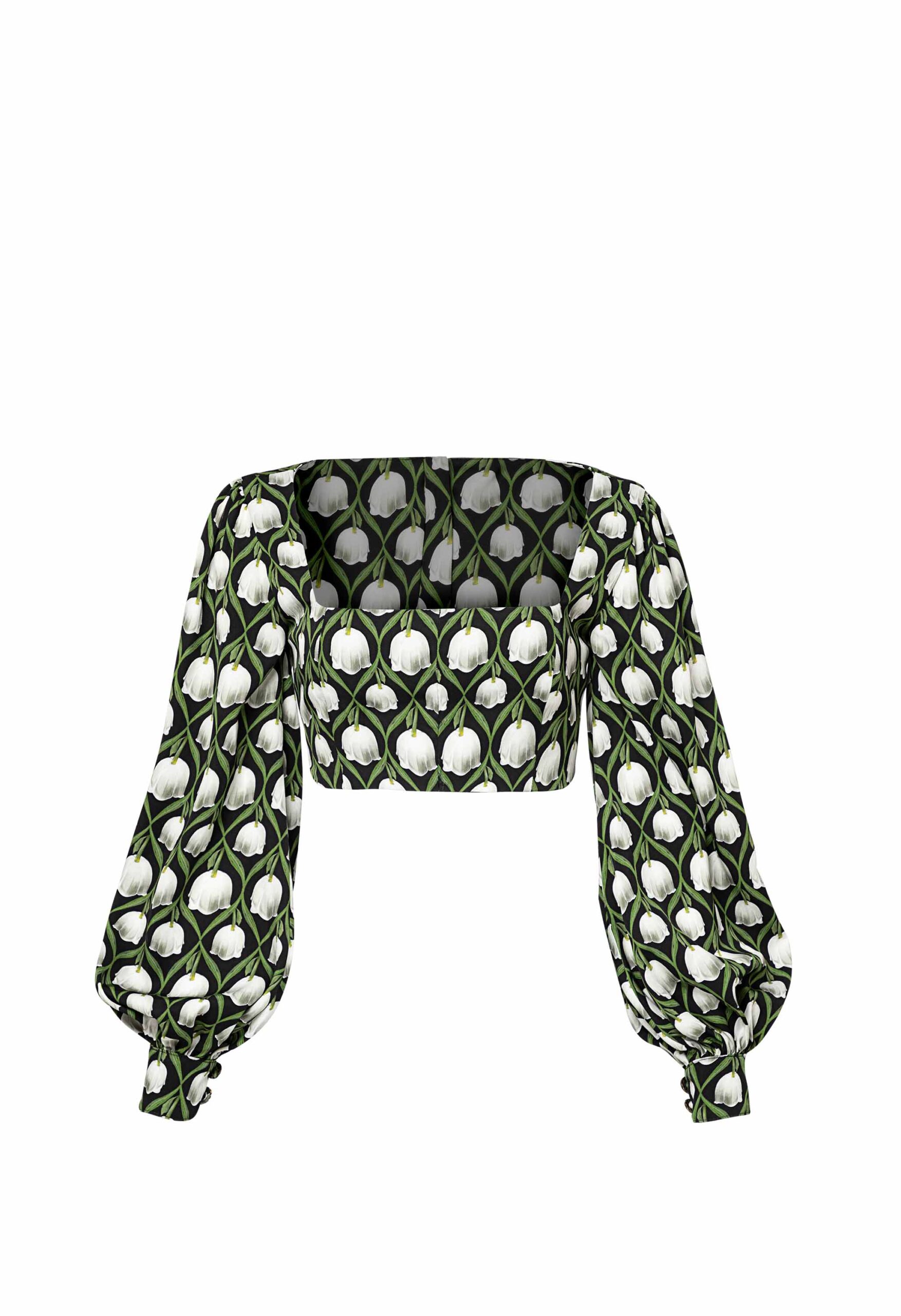 Agua By Agua Bendita Pera Perla Cropped Top