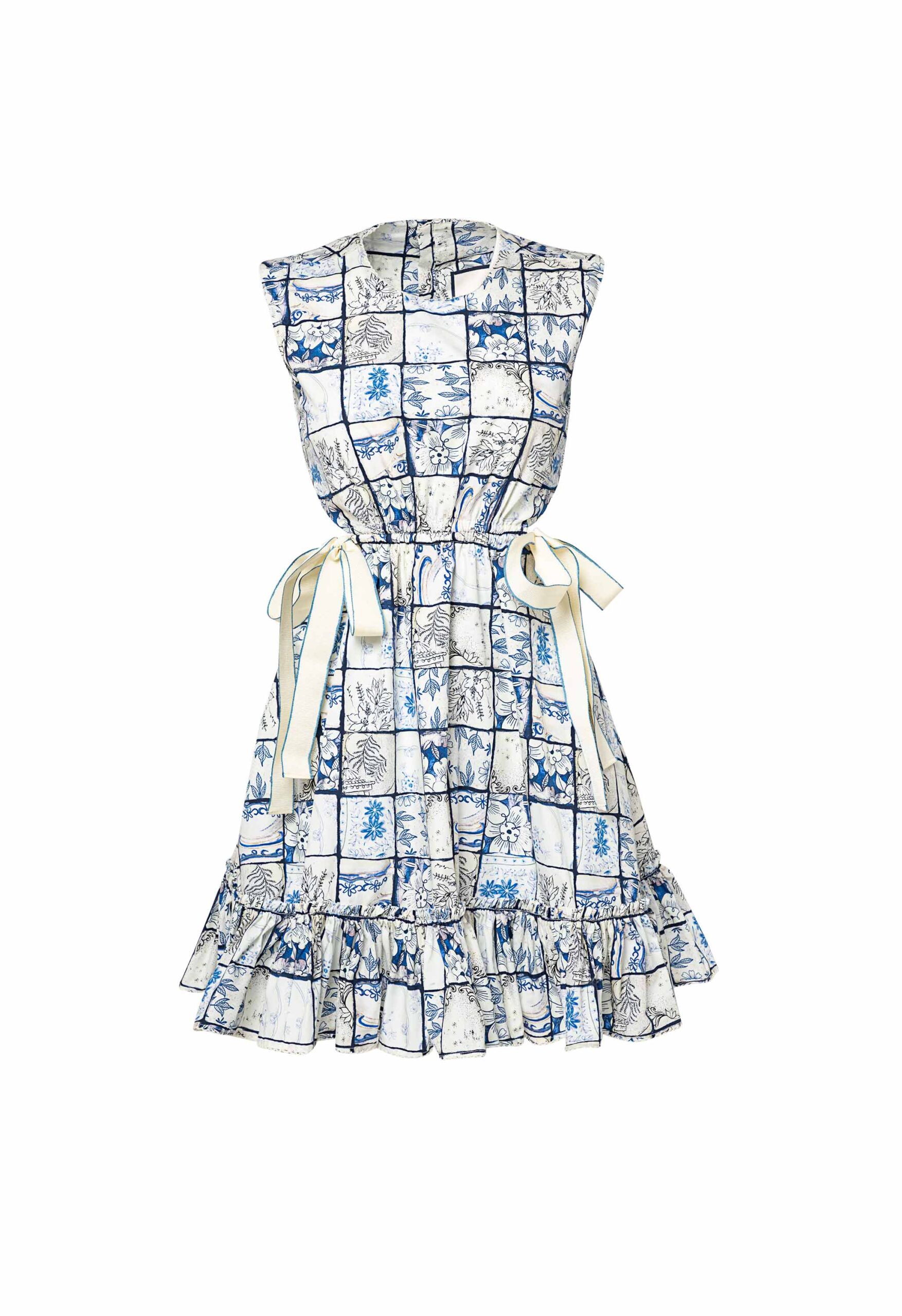 Agua By Agua Bendita Sucre Porcelana Mini Dress