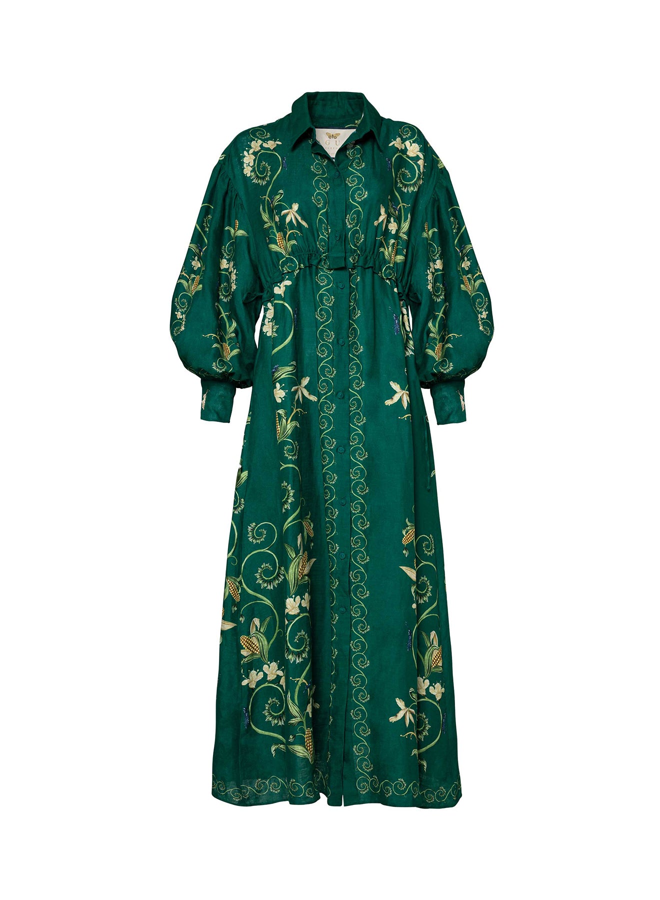 Agua By Agua Bendita Taos Esmeralada Maxi Shirt