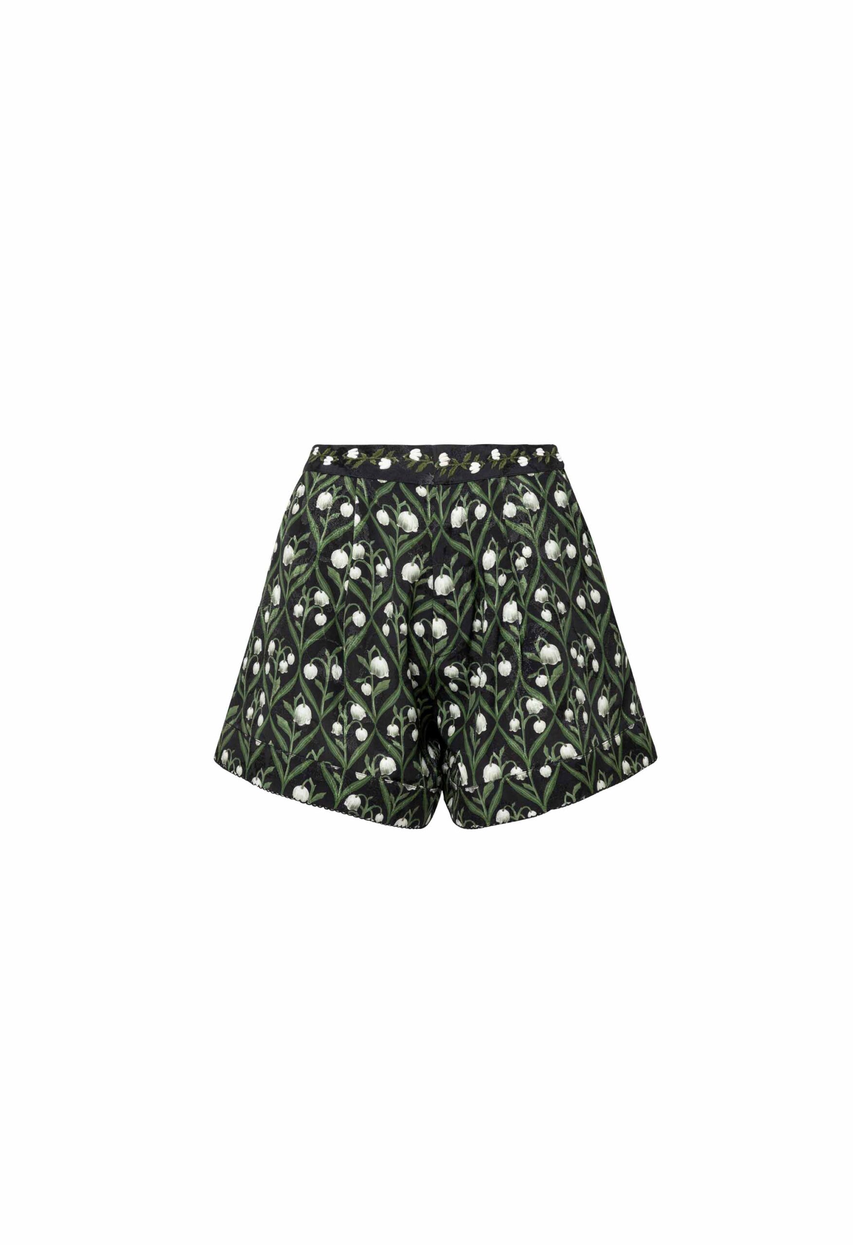 Agua By Agua Bendita Toronjil Perla Embroidered Short