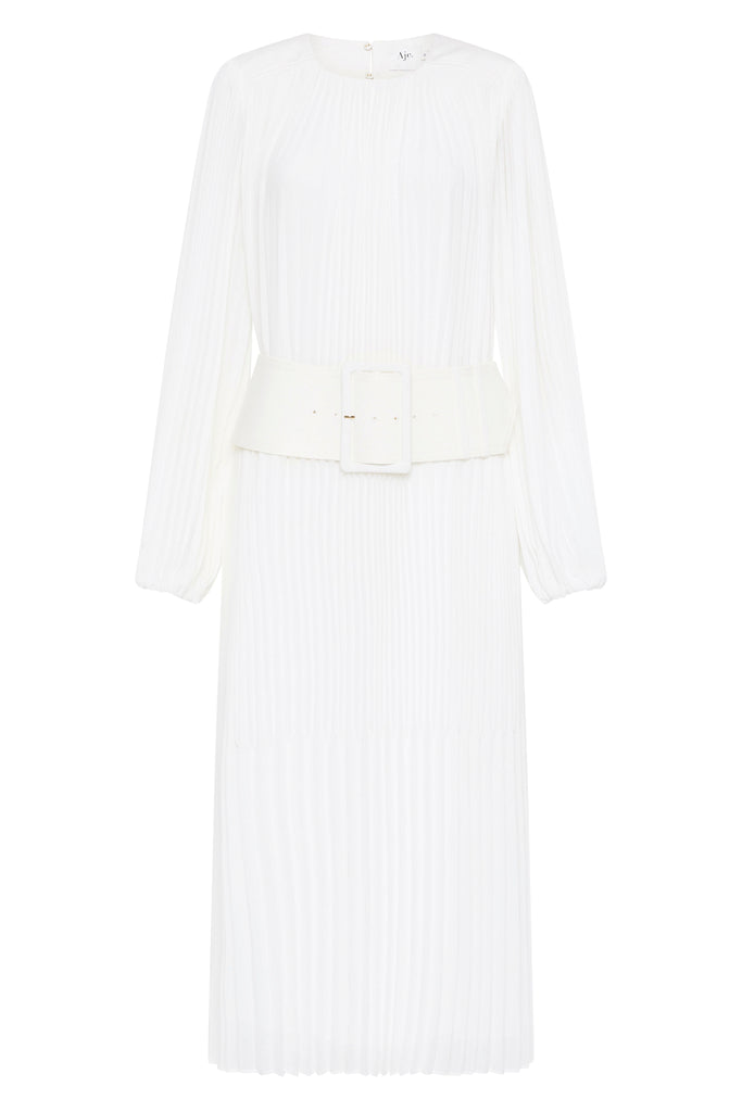 Aje Cathedra Belted Midi Dress