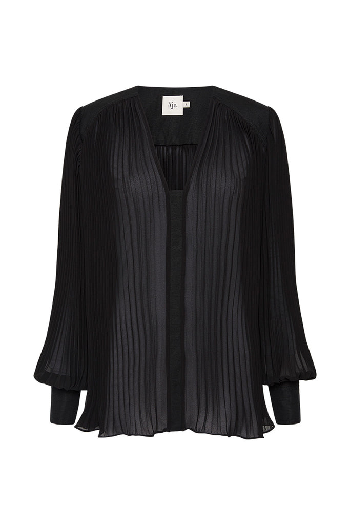 Aje Cathedra Pleated Blouse