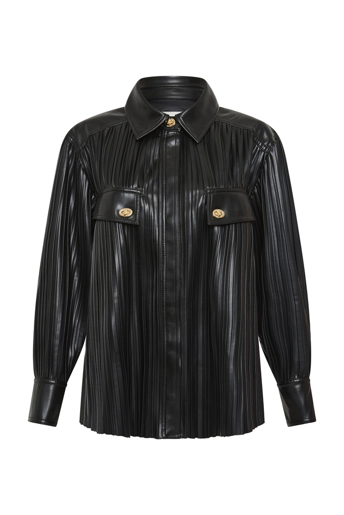 Aje Constantina Pleated Shirt