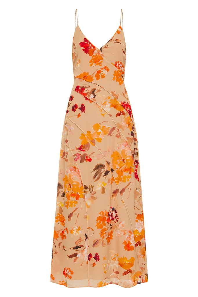 Aje Exurbia Seamed Midi Dress