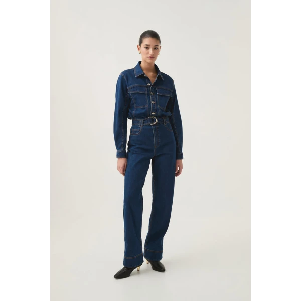 Neo Denim Jumpsuit - Image 6
