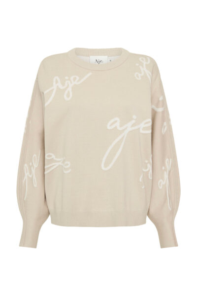 Aje Ivory Knitwear