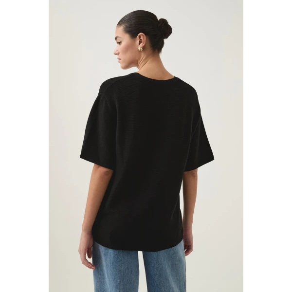 Spire Oversized Knit Tee - Image 6
