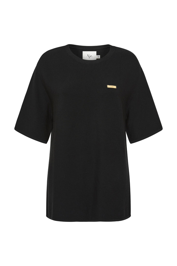 Aje Spire Oversized Knit Tee