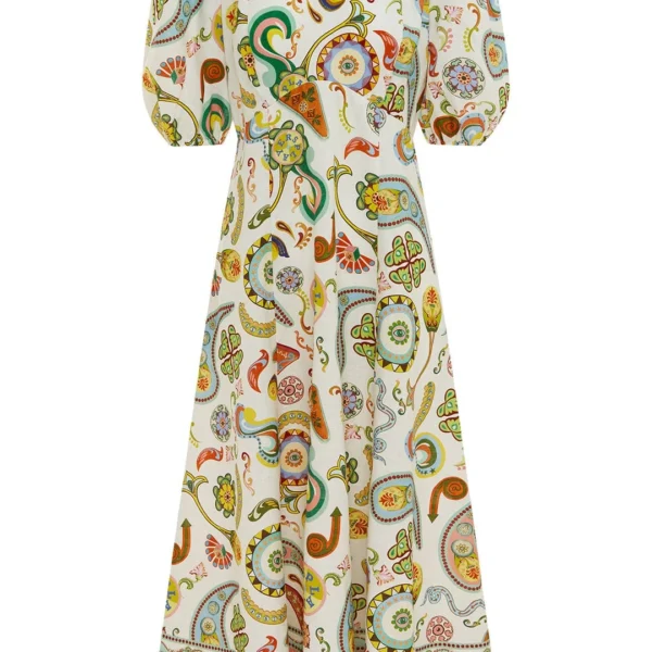 Alemais Arcade Midi Dress, view 3