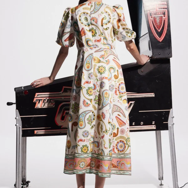 Alemais Arcade Midi Dress, view 5