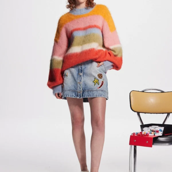 Alemais Jackpot Denim Skirt