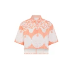 Borgo de Nor Alani Lace Cropped Shirt Borgo de Nor