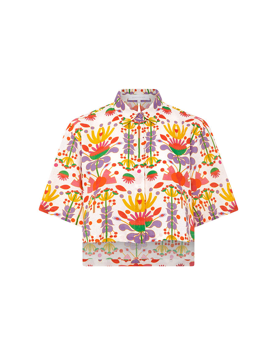 Borgo de Nor Alani Linen Top  Avatar White