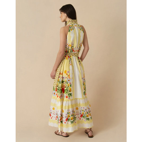 Biba Cotton Maxi Dress  Terrazo - Image 5