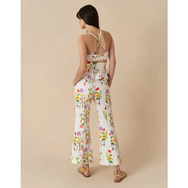 Callie Pique Top  Terrazo White - Image 5