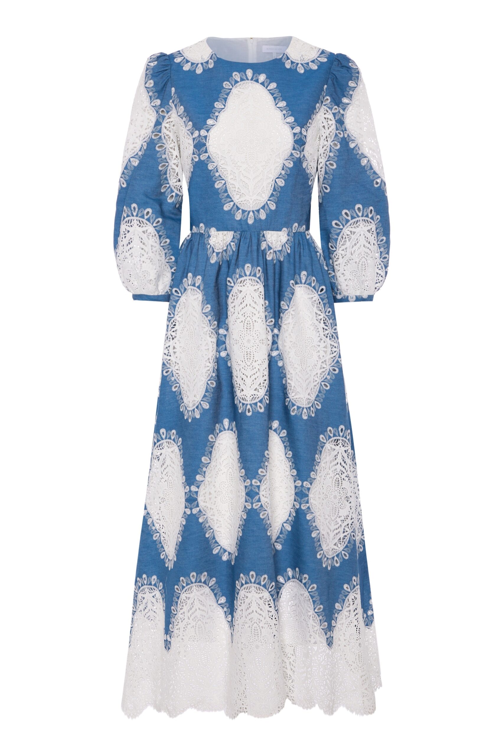 Borgo de Nor Constance Broderie Anglaise Midi Dress