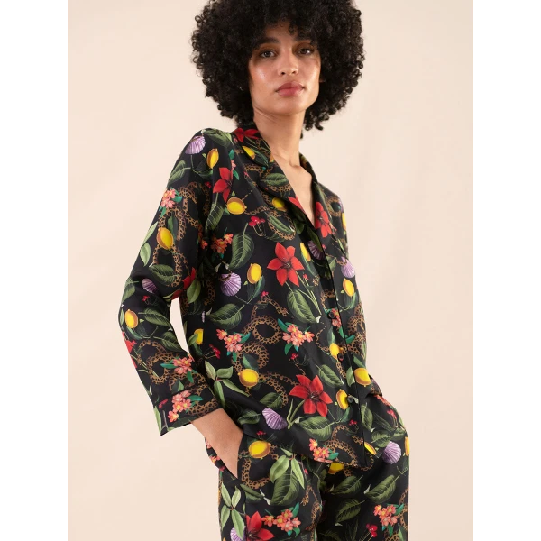 Eden Twill Shirt – Black Snake - Image 5