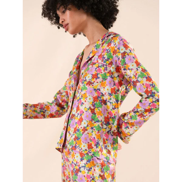 Eden Twill Shirt – Flower Burst - Image 5