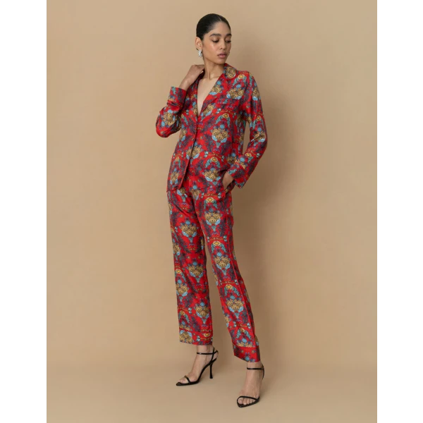 Eden Twill Trouser  Regina Red - Image 4