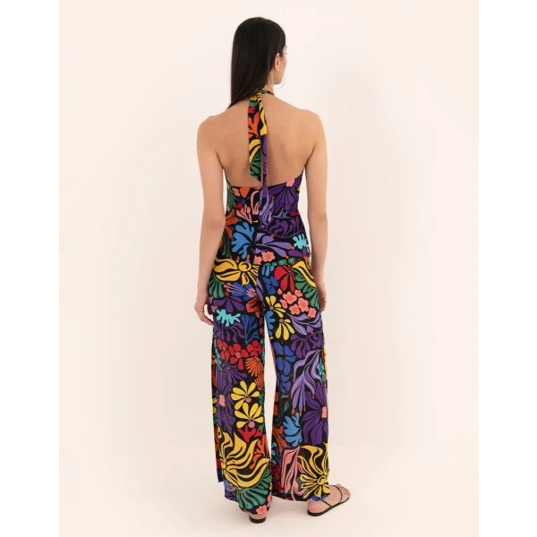 Halia Crepe Trouser  Sea Sunbath Black - Image 5