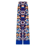 Borgo de Nor Havana Crepe Trouser Seventies Blue Borgo de Nor