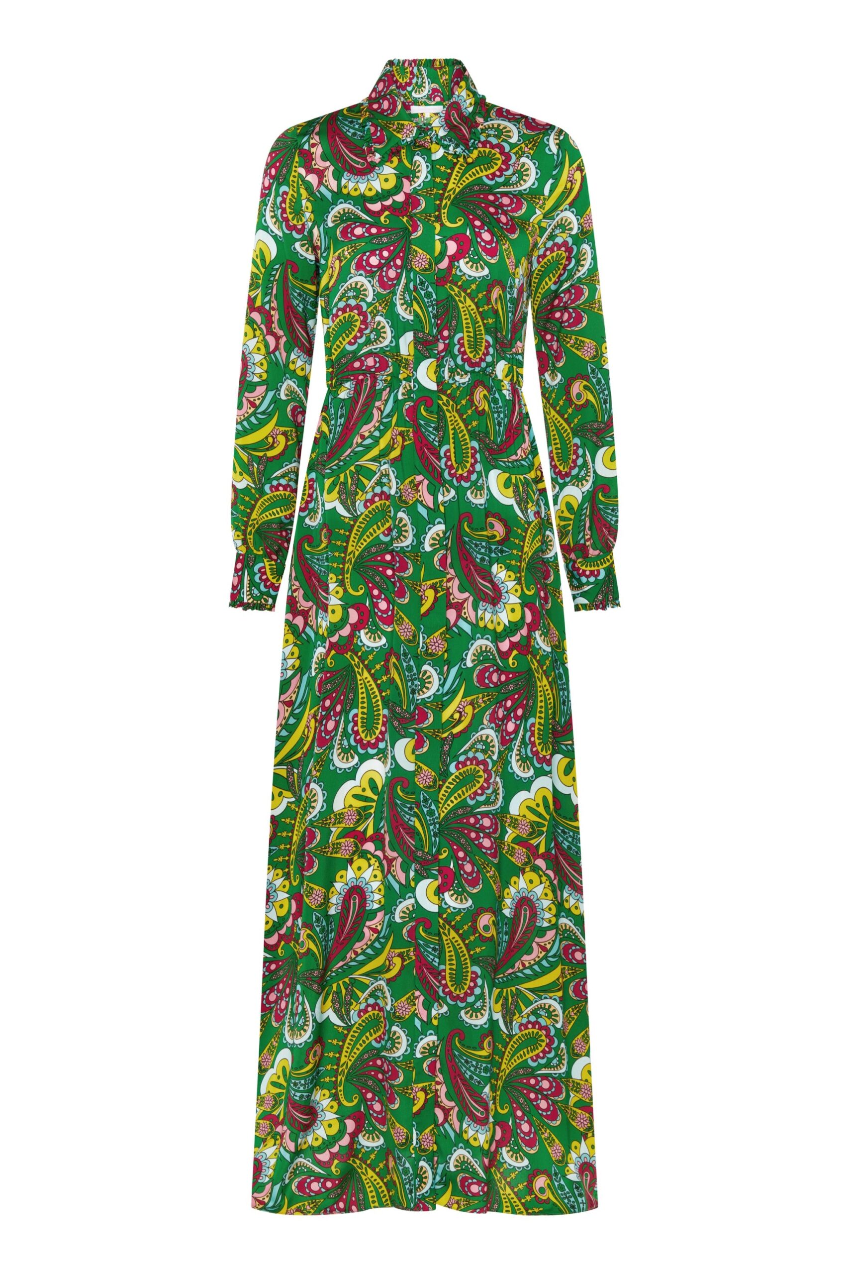 Borgo de Nor Jacqueline Crepe Shirt Maxi Dress
