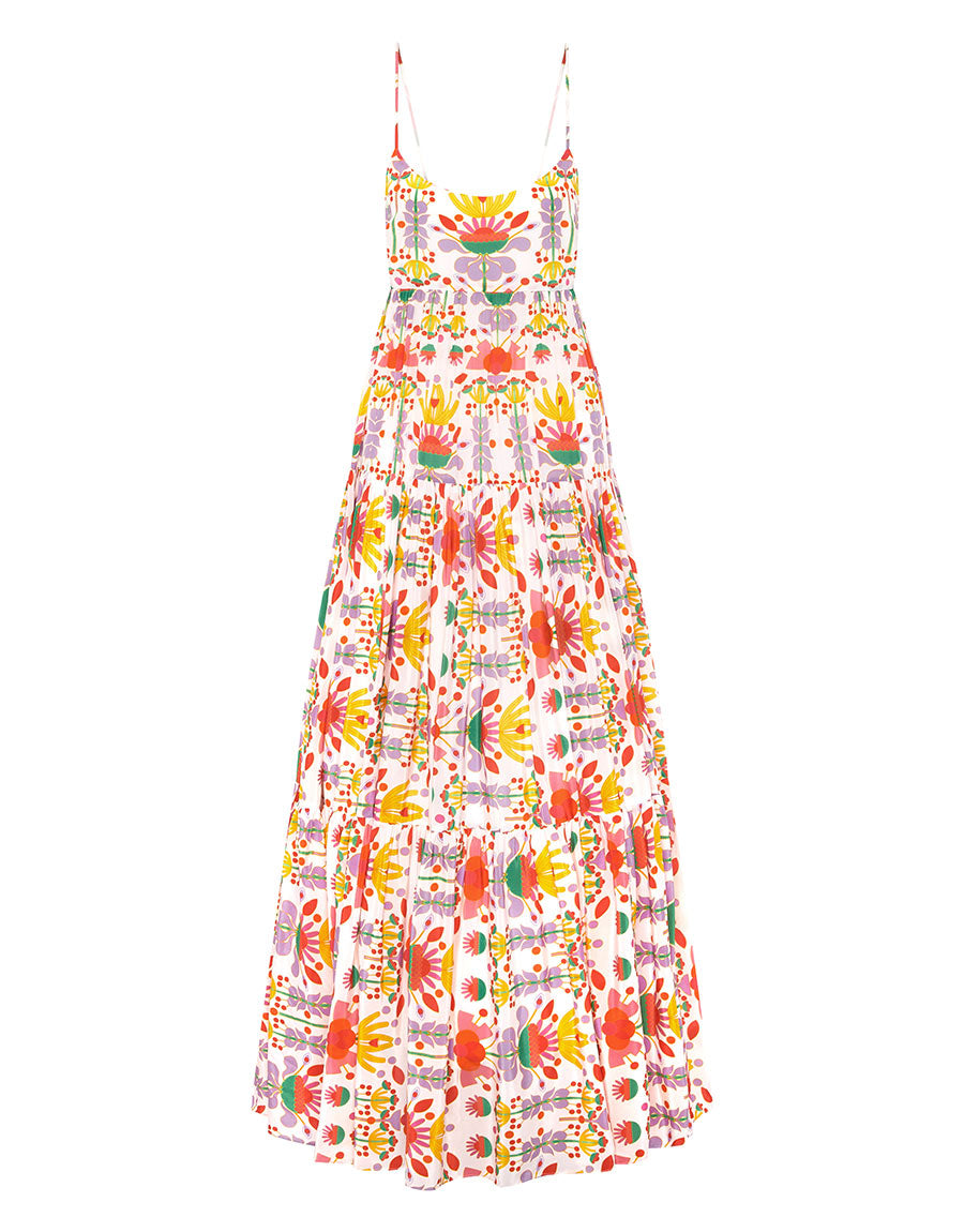 Borgo de Nor Merle Crepe Maxi Dress  Avatar White