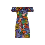 Borgo de Nor Nalani Cotton Mini Dress Sea Sunbath Black Borgo de Nor