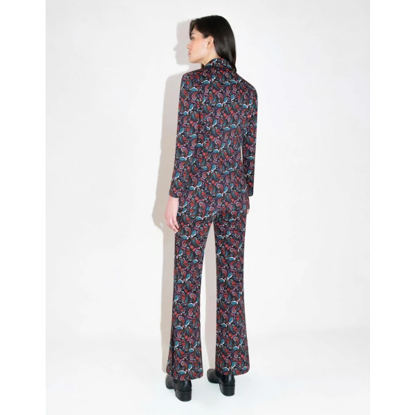 Quinn Cotton Jacket  Black Paisley - Image 5