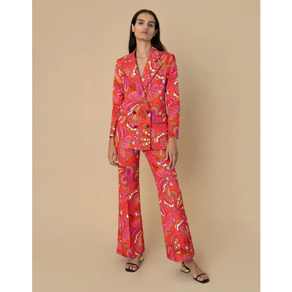 Quinn Cotton Jacket  Rhapsody Red - Image 6
