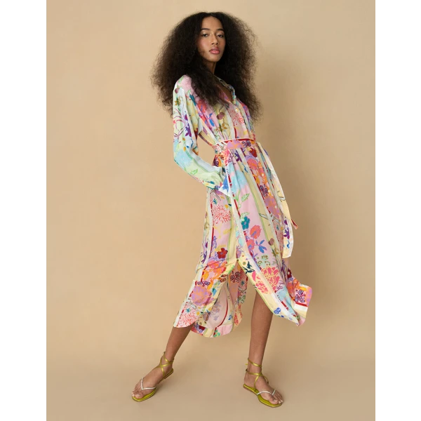 Whitley Crepe Midi Dress  Jardin Mix - Image 5