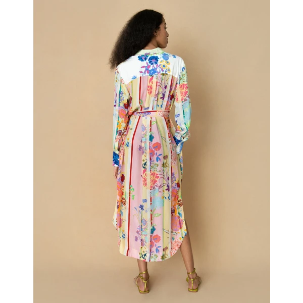Whitley Crepe Midi Dress  Jardin Mix - Image 6