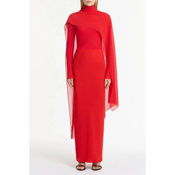 Red Matte Jersey Skivvy - Image 5