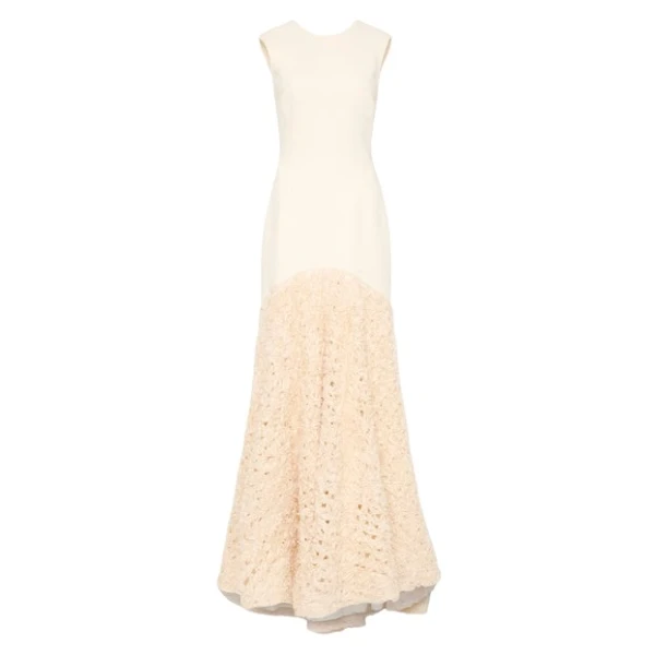 Ivory Nastro Cuore Gown