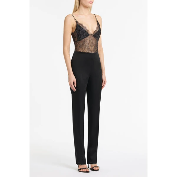 Black Chantilly Lace Cami - Image 4