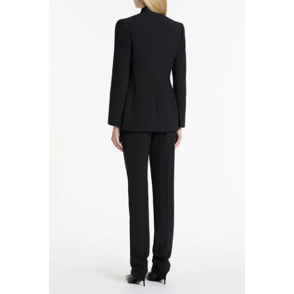 Black Crepe C Blazer - Image 3