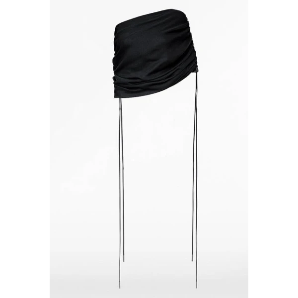 Black Crepe Coulisse Shrug - Image 5