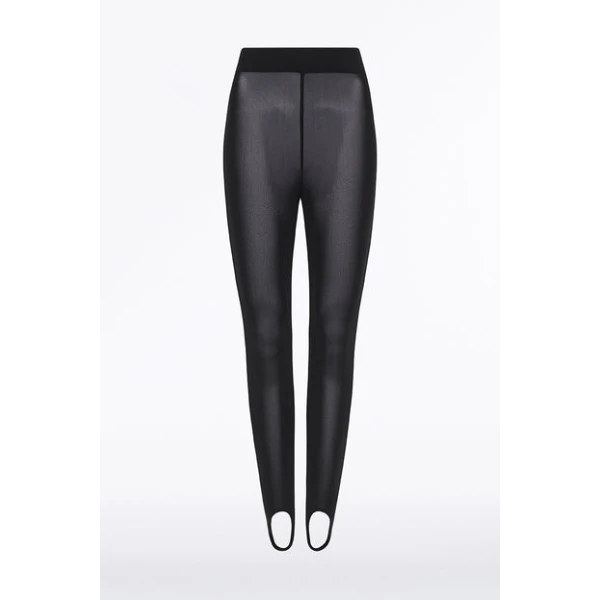 Black Ombra Mesh Stirrup Pant - Image 4