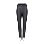 Black Ombra Mesh Stirrup Pant