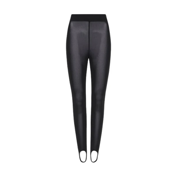 Black Ombra Mesh Stirrup Pant