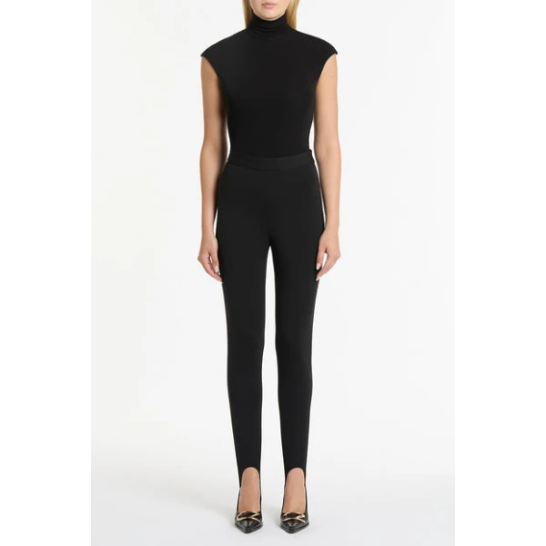 Black Tech Stretch Stirrup Pant - Image 5
