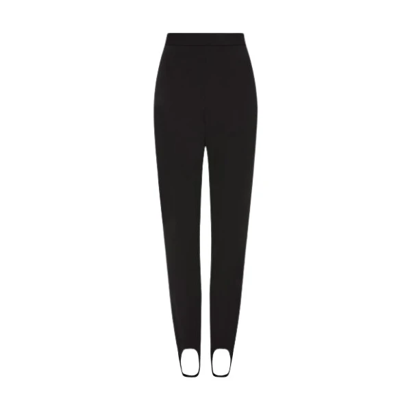 Black Tech Stretch Stirrup Pant