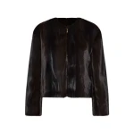 Chocolate Moray Faux Fur Jacket