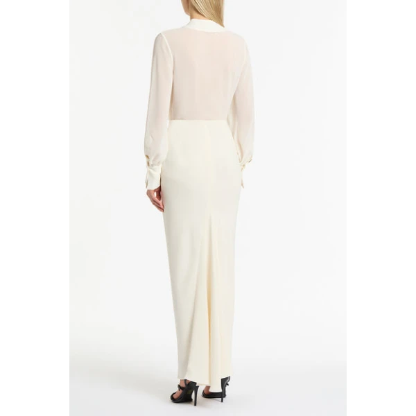 Ivory Georgette La Banda Shirt - Image 3