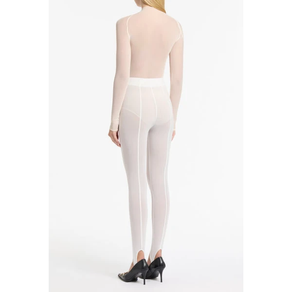 Ivory Ombra Mesh Stirrup Pant - Image 3